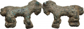 Bronze horse. Roman period, 1st-3rd century AD. 28 x 42 mm.