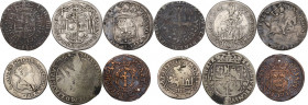 Multiple lot ofsix (6) AR/AE coins. Medieval Europe. AR/AE. Interesting.