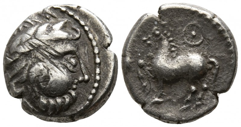 Eastern Europe. Imitation of Philip II of Macedon circa 200-0 BC.
Drachm AR

...