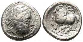Eastern Europe. Imitation of Philip II of Macedon circa 200-0 BC. Drachm AR