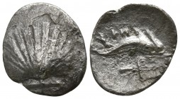 Calabria. Tarentum circa 325-280 BC. Litra AR