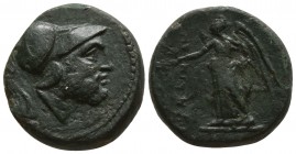 Bruttium. Petelia circa 216-204 BC. Onkia Æ
