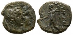 Bruttium. Rhegion Second Punic War, (circa 211-201 BC).. Tetrachalkon Æ