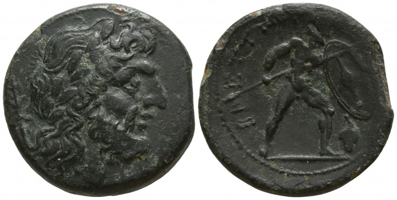 Bruttium. The Brettii circa 211-208 BC.
Unit AE

21mm., 8,08g.

Laureate he...
