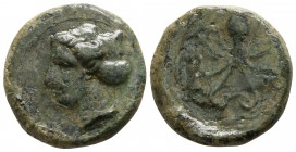 Sicily. Syracuse. Second Democracy circa 466-405 BC. Hexas AE