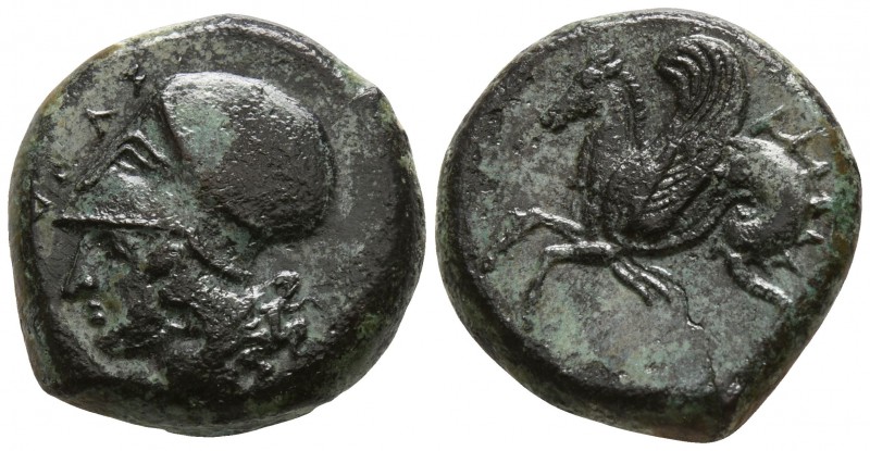 Sicily. Syracuse. Dionysios I. 405-367 BC.
Litra Æ

17mm., 5,77g.

ΣΥΡΑ, he...