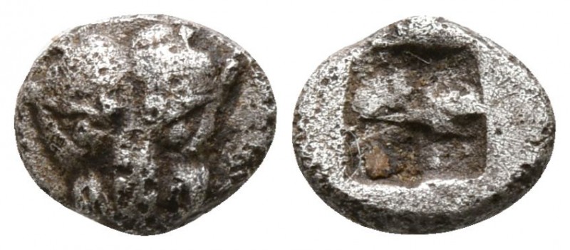 Macedon. Pangaion region circa 500-480 BC.
Hemiobol AR

5mm., 0,27g.

Head ...