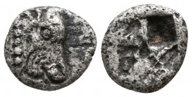 Macedon. Possibly Akanthos circa 500-400 BC. Obol AR
