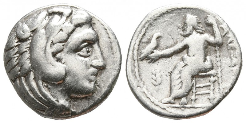 Kings of Macedon. Miletos. Philip III Arrhidaeus 323-317 BC.
Drachm AR

15mm....