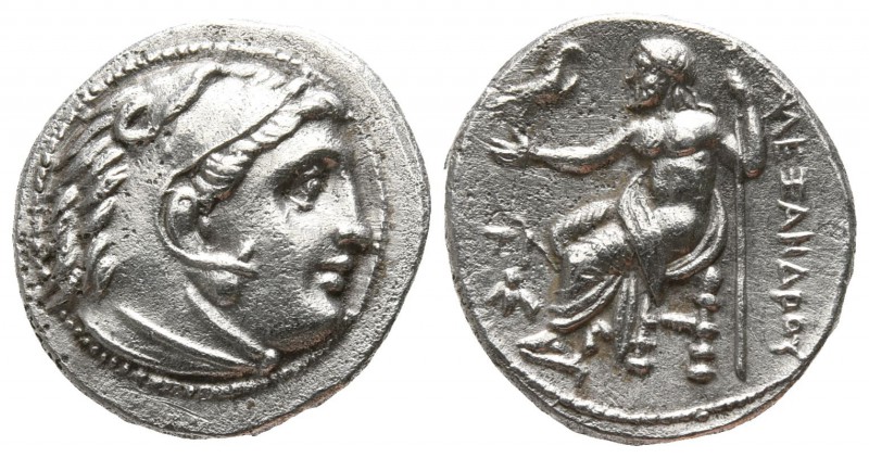 Kings of Macedon. Sardeis. Philip III Arrhidaeus 323-317 BC.
Drachm AR

16mm....
