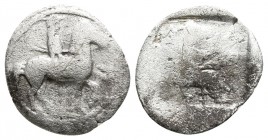 Thessaly. Larissa circa 460-440 BC. Trihemiobol AR