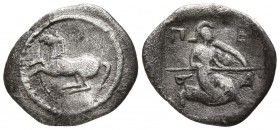 Thessaly. Perrhaebi circa 440-400 BC. Obol AR