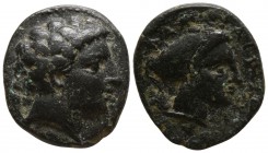 Thessaly. Phalanna circa 350 BC. Dichalkon Æ