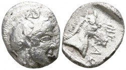 Thessaly. Pharsalos circa 450-400 BC. Hemidrachm AR