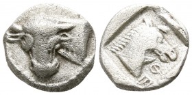 Thessaly. Pherae circa 462-460 BC. Obol AR