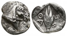 Thessaly. Thessalian League circa 470-460 BC. Obol AR