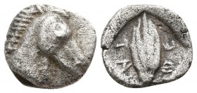 Thessaly. Thessalian League circa 470-460 BC. Hemiobol AR