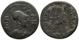 Lydia. Sala. Pseudo-autonomous issue AD 98-117. Bronze Æ