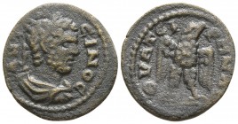 Lydia. Thyateira  . Caracalla AD 211-217. Bronze Æ