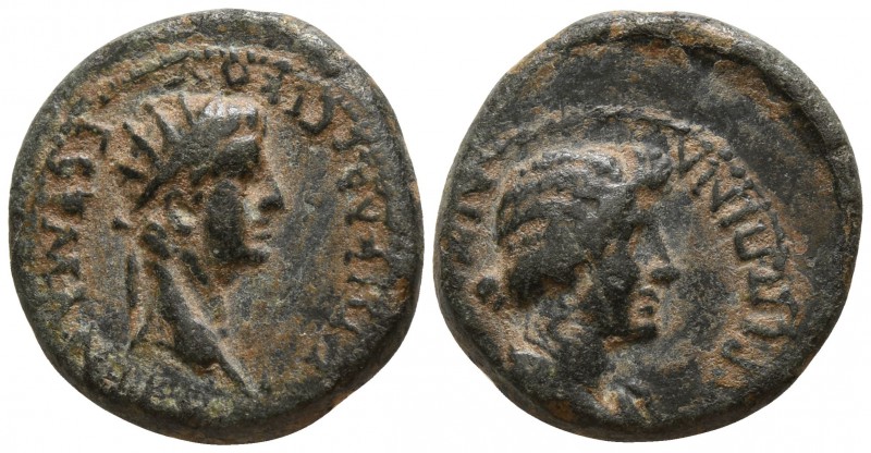Phrygia. Aizanis . Germanicus AD 37-41.
Bronze Æ

16mm., 3,60g.

Radiate he...