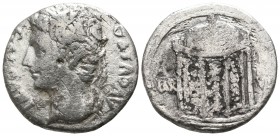 Augustus 27 BC-14 AD. Tarraco. Denarius AR