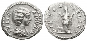 Julia Domna AD 193-211. Rome. Denarius AR