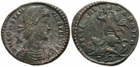 Constantius II AD 337-361. Thessaloniki. Maiorina Æ