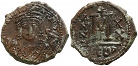 Maurice Tiberius. AD 582-602, (dated RY 20=AD 601/2). Theoupolis (Antioch). Follis Æ