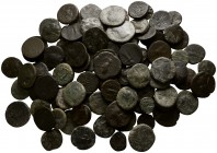 Lot of ca. 100 greek bronze coins / SOLD AS SEEN, NO RETURN!