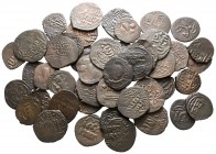 Lot of ca. 45 islamic bronze coins / SOLD AS SEEN, NO RETURN!