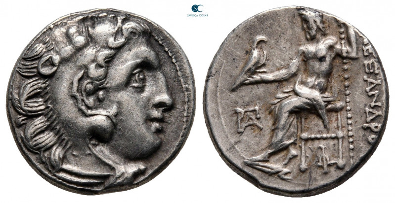 Kings of Macedon. Kolophon. Alexander III "the Great" 336-323 BC. Struck under A...