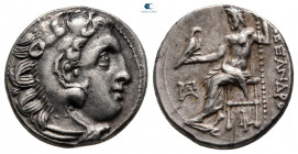 Kings of Macedon. Kolophon. Alexander III "the Great" 336-323 BC. Struck under Antigonos I Monophthalmos, circa 306/5-301 BC. Drachm AR