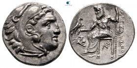 Kings of Macedon. Lampsakos. Alexander III "the Great" 336-323 BC. Struck under Antigonos I Monophthalmos, circa 306/5-301 BC. Drachm AR