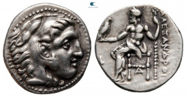Kings of Macedon. Sardeis. Alexander III "the Great" 336-323 BC. Struck under Menander or Kleitos, circa 322-319/8. Drachm AR