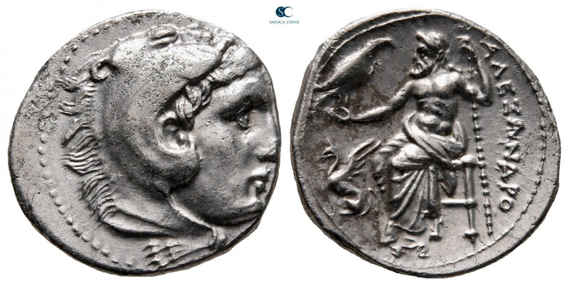 Kings of Macedon. Teos. Alexander III "the Great" 336-323 BC. Posthumous issue s...