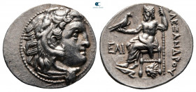 Kings of Macedon. Kolophon. Antigonos I Monophthalmos 320-301 BC. In the name and types of Alexander III. Struck circa 319-310 BC. Drachm AR