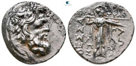 Thessaly. Thessalian League circa 150-50 BC. Thrasylos, Hera and Pausanuas, magistrates. Stater AR