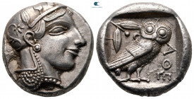 Attica. Athens circa 470-465 BC. Transitional issue. Tetradrachm AR