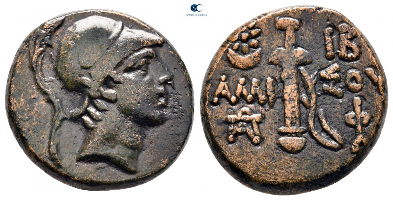 Pontos. Amisos. Time of Mithradates VI Eupator 120-63 BC. 
Bronze Æ

19 mm, 7...