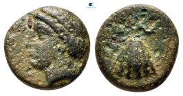 Caria. Iasos  circa 380-340 BC. Bronze Æ