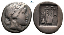 Lycia. Masikytes. Lycian League 40-20 BC. Hemidrachm AR