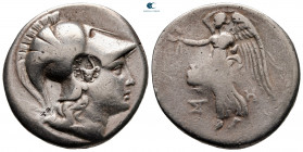 Pamphylia. Side  circa 205-100 BC. Sti-, magistrate. Tetradrachm AR