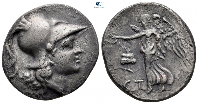 Pamphylia. Side circa 205-100 BC. 
Tetradrachm AR

27 mm, 15,98 g

Head of ...