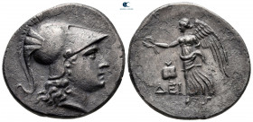 Pamphylia. Side . ΔΕΙ- (Dei-), magistrate circa 205-100 BC. Tetradrachm AR