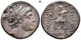 Seleukid Kingdom. Antioch. Antiochos V Eupator 164-162 BC. Tetradrachm AR