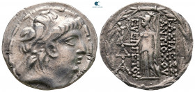 Seleukid Kingdom. Antiochos VII Euergetes (Sidetes) 138-129 BC. Tetradrachm AR