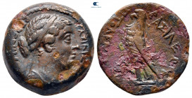 Ptolemaic Kingdom of Egypt. Uncertain mint on the Levantine Coast. Berenike II, wife of Ptolemy III 244-221 BC. Bronze Æ