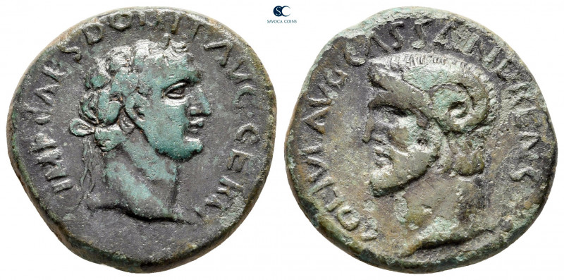 Macedon. Cassandreia. Domitian AD 81-96. 
Bronze Æ

22 mm, 8,12 g

IMP CAES...