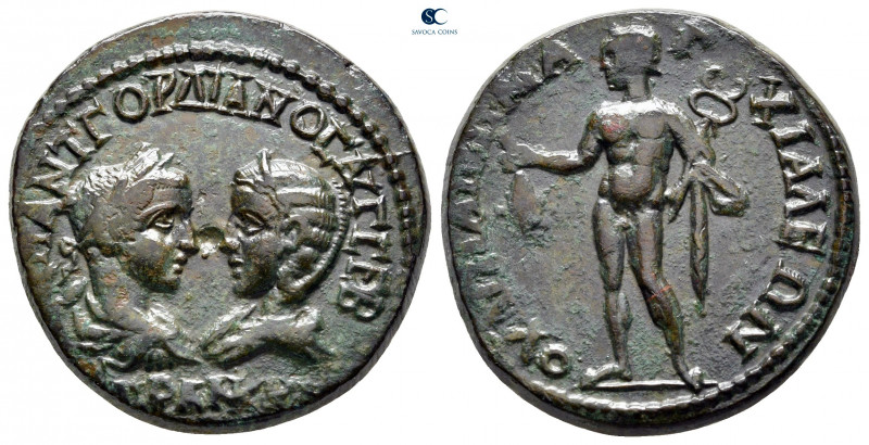 Thrace. Anchialos. Gordian III AD 238-244. 
Bronze Æ

24 mm, 11,27 g

[ΑΥΤ ...