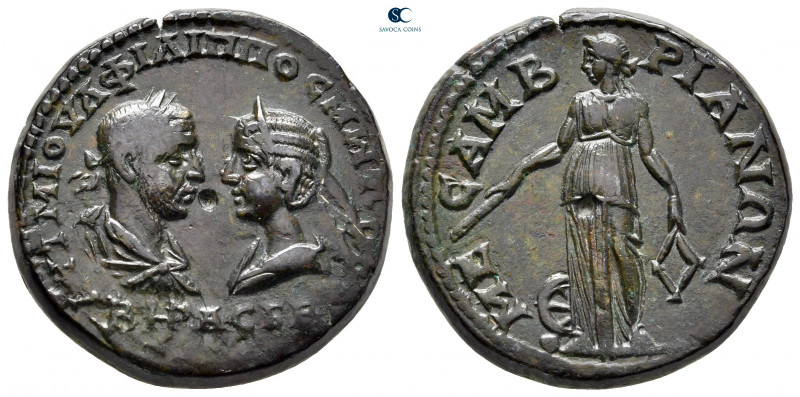 Thrace. Mesembria. Philip I and Otacilia Severa AD 244-249. 
Bronze Æ

25 mm,...